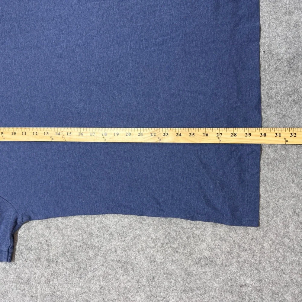 Polo Ralph Lauren Mens Blue Heather Short Sleeve Cotton Polo Shirt Large